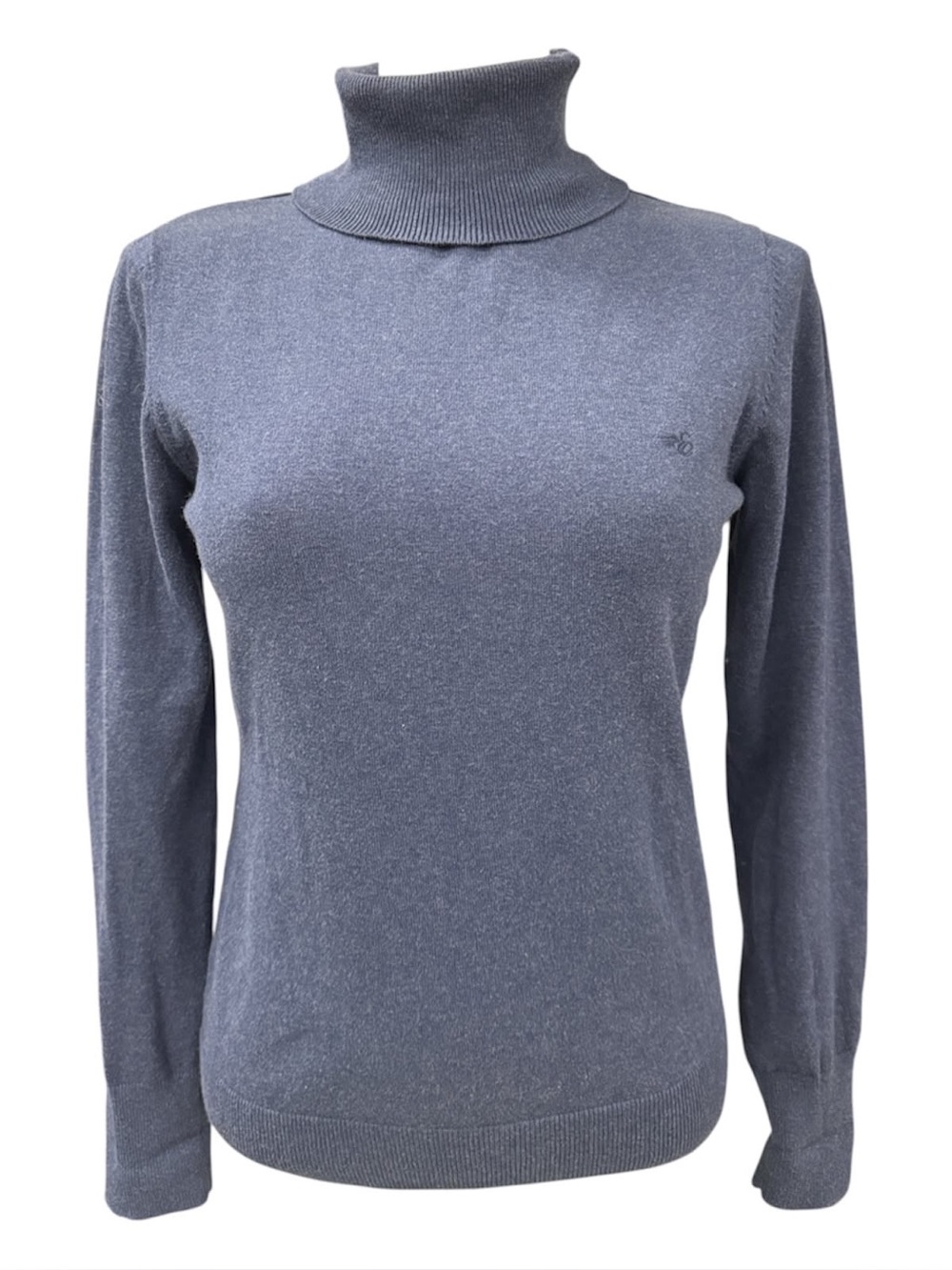 Esprit Steel Gray Turtleneck Sweater Size M